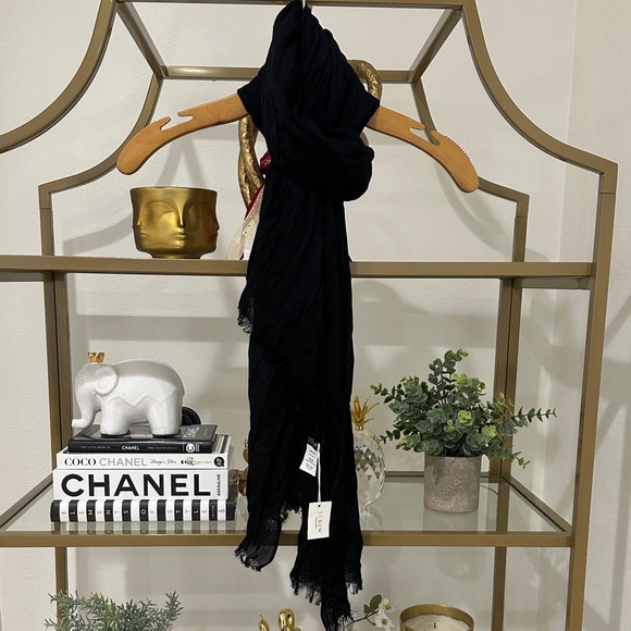 J. Crew Factory Black Scarf - Picture 1 of 7